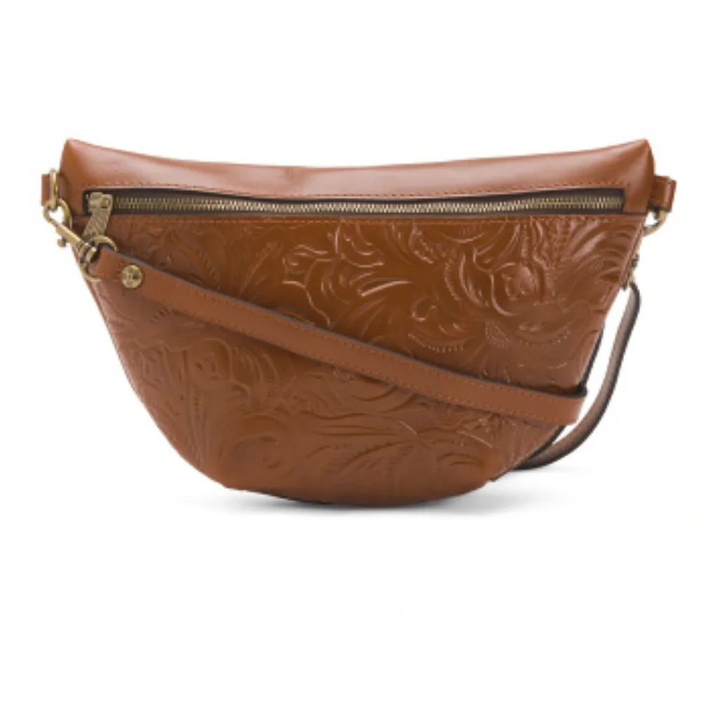 NWT Patricia Nash Leather Tinchi Convertible Bag - belt bag to crossbody - Picture 2 of 13